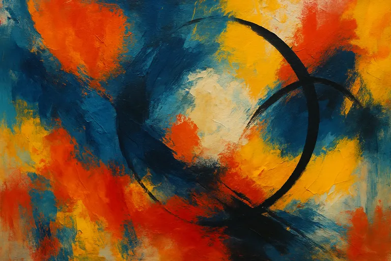 Wat abstracte kunst betekent: de taal van kleur, vorm en emotie