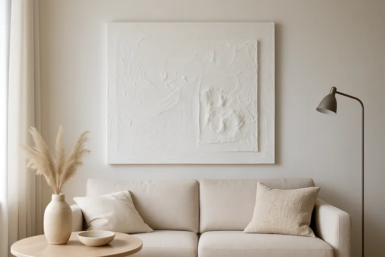 Witte kunst in huis: van serene tinten tot een krachtig statement aan de muur